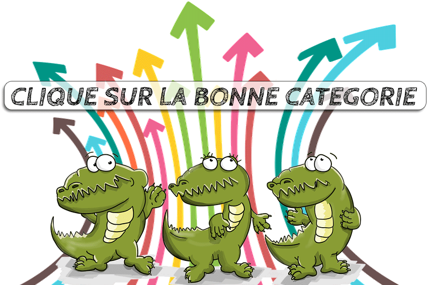 Clique sur la bonne matière