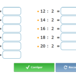 Les tables de division