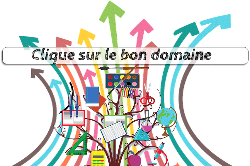 Clique sur le bon domaine