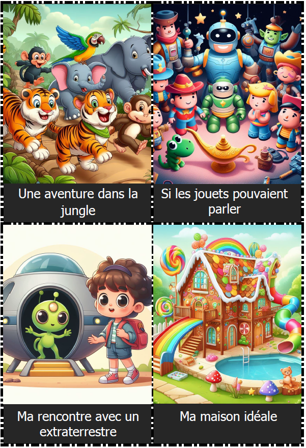 Savoir parler, différentes cartes à imprimer pour faire parler les enfants.