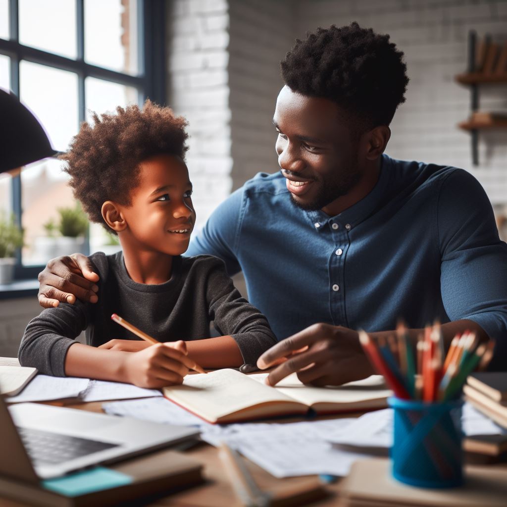 Enfant du primaire concentré sur ses devoirs, illustrant l'article sur l'optimisation de la gestion du temps pour les devoirs à la maison.