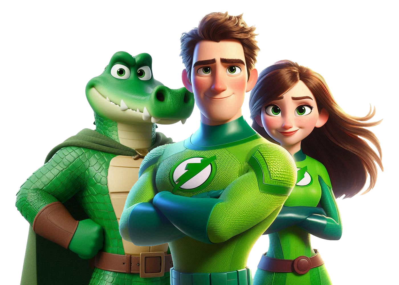 Deux parents super-héros se préparent à apprendre de nouvelles choses pour mieux éduquer leurs enfants, avec l'aide de SuperCroco.