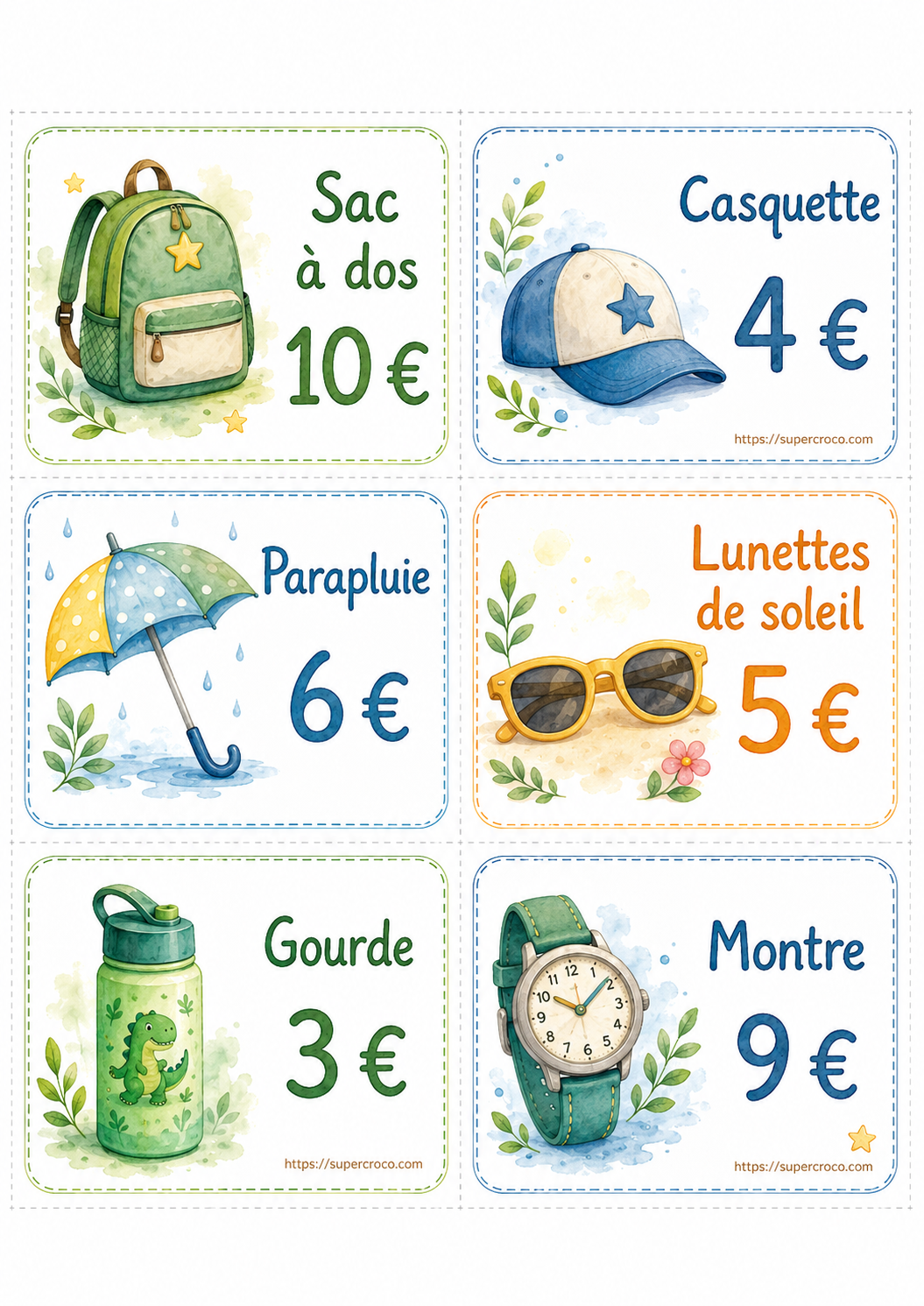 Jeu du magasin avec les euros- Première Primaire - CP – Image 4