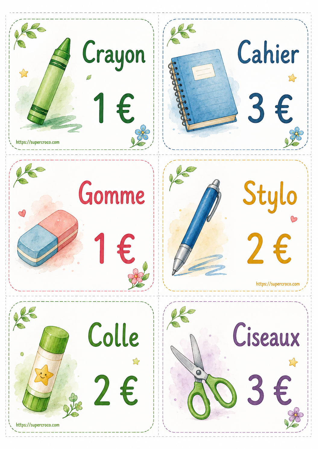 Jeu du magasin avec les euros- Première Primaire - CP – Image 7