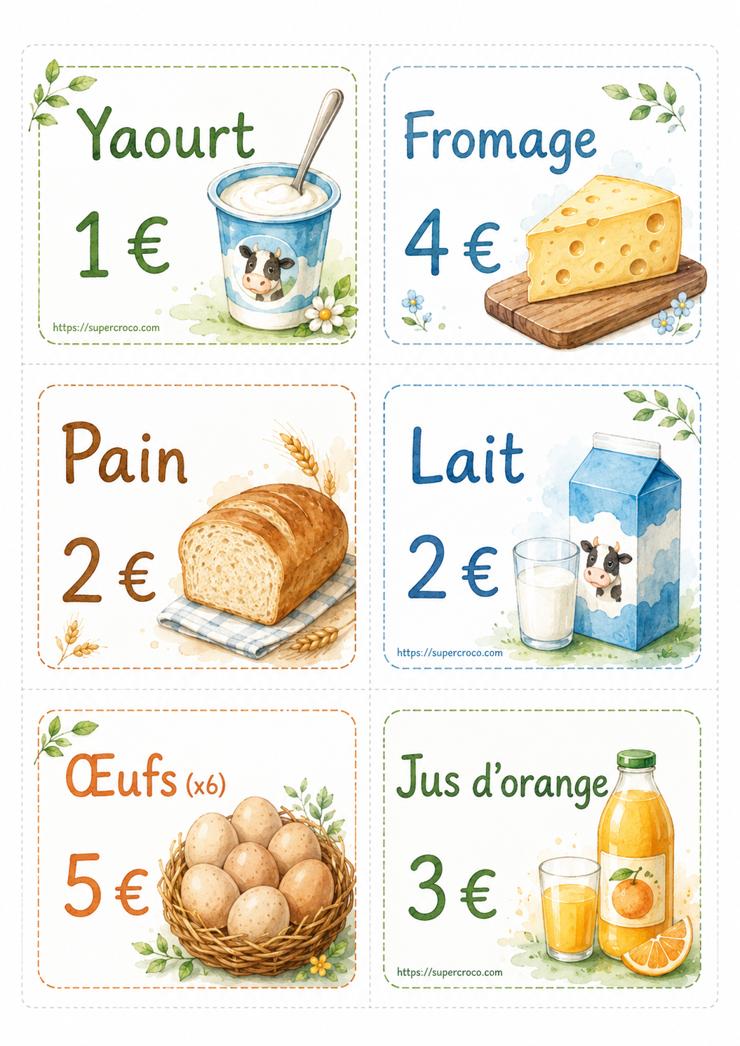 Jeu du magasin avec les euros- Première Primaire - CP – Image 10