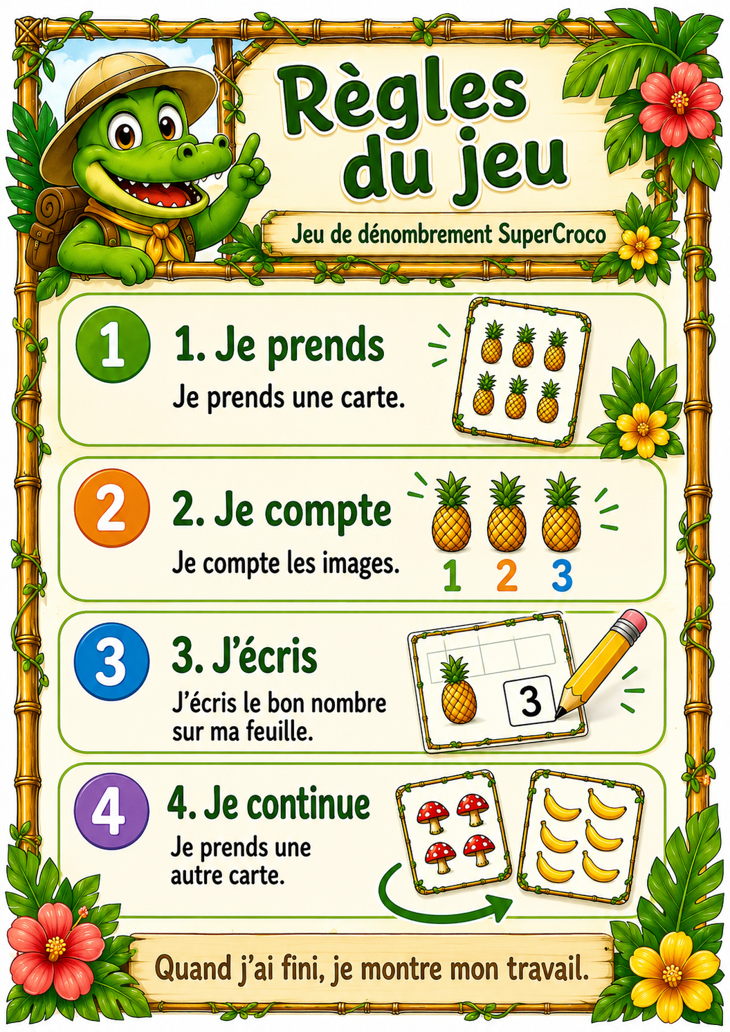 Jeu de dénombrement - P1 / CP - Bac de Classe – Image 2