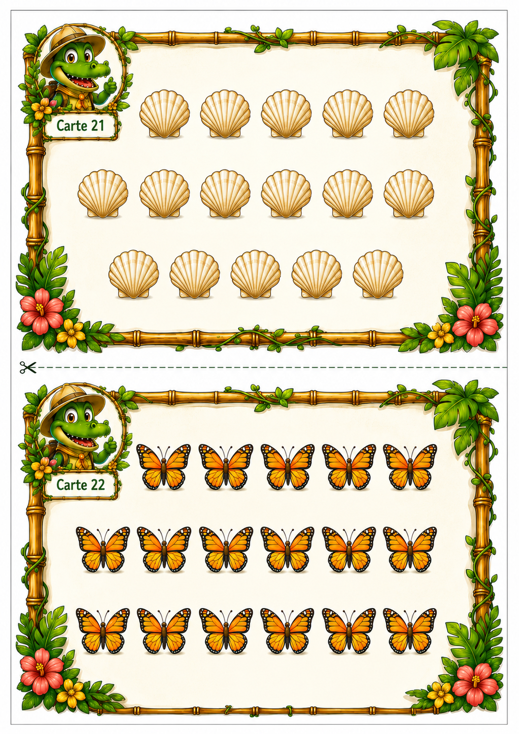 Jeu de dénombrement - P1 / CP - Bac de Classe – Image 14