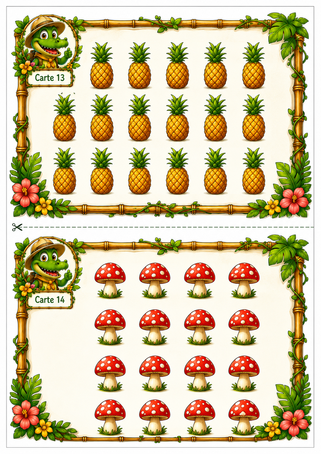 Jeu de dénombrement - P1 / CP - Bac de Classe – Image 15