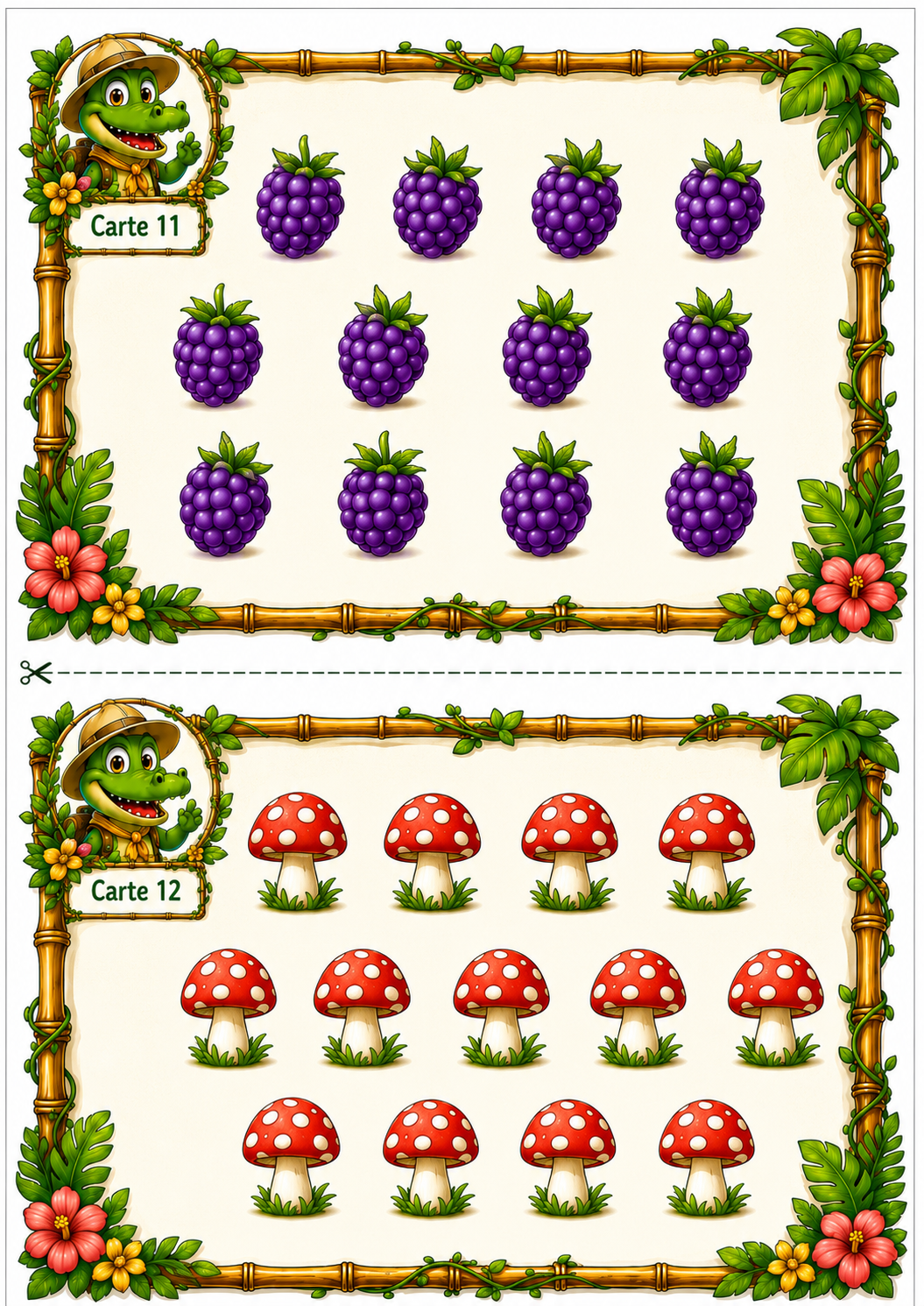 Jeu de dénombrement - P1 / CP - Bac de Classe – Image 4