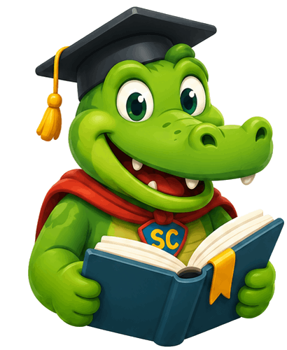 Pictogramme représentant les ressources pédagogiques destinées aux professeurs sur SuperCroco.