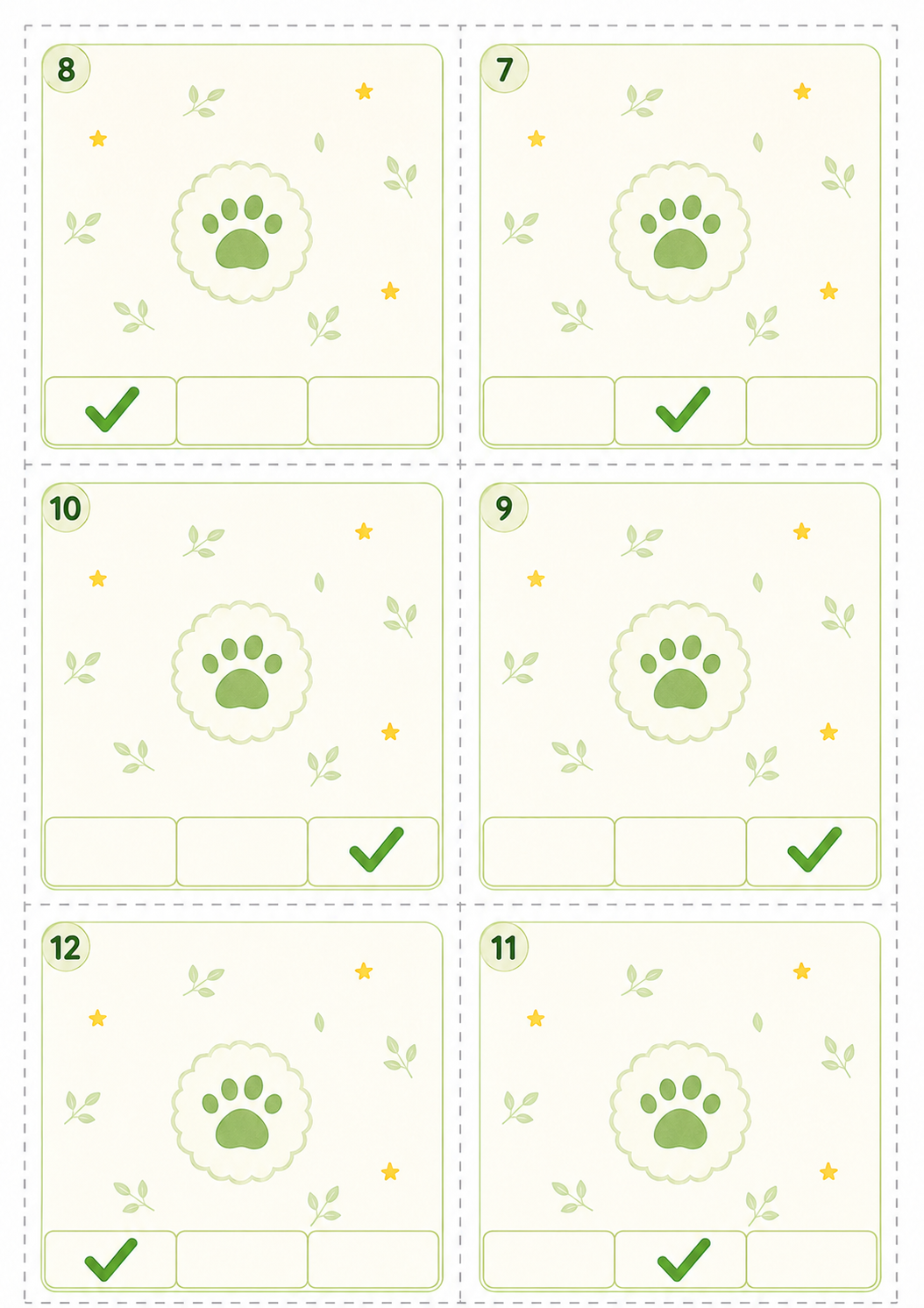 Jeu sur les déterminants : le, la, les, un, une, des – P2 / CE1 – Image 11