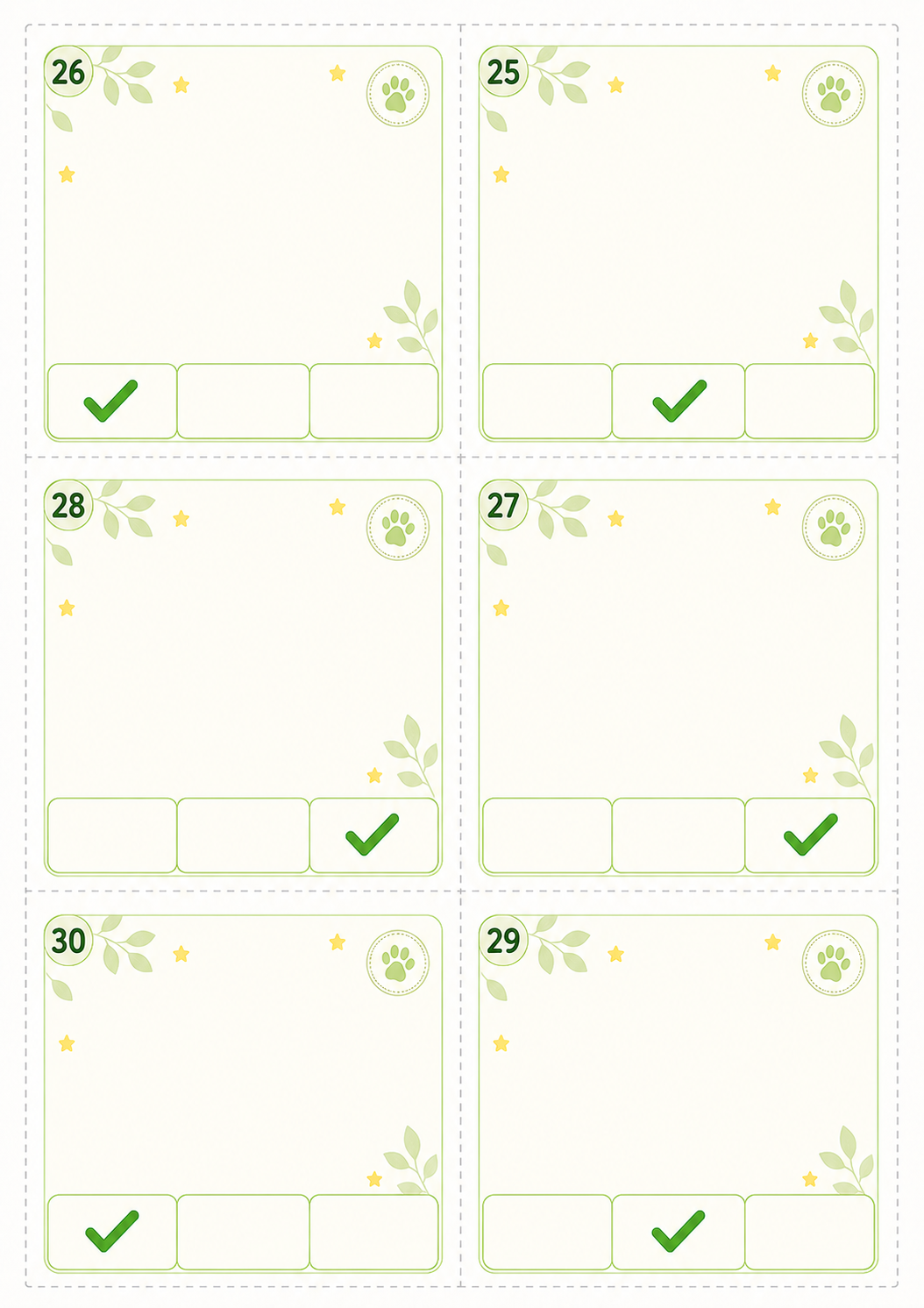 Jeu sur les déterminants : le, la, les, un, une, des – P2 / CE1 – Image 5