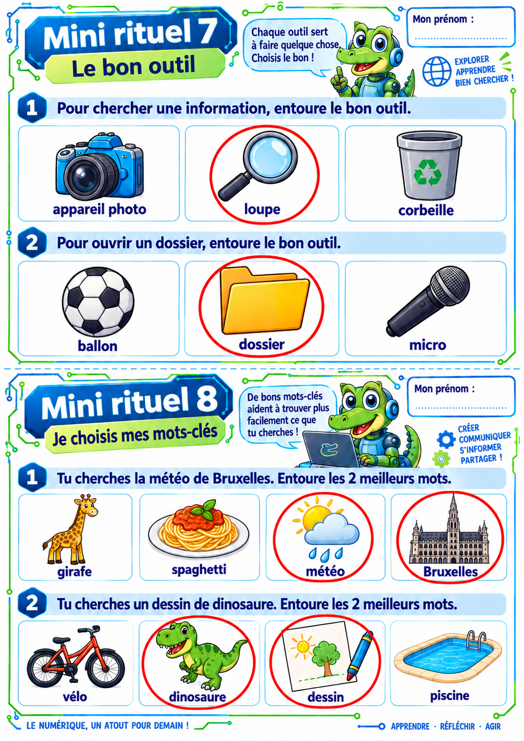 20 mini-rituels de numérique P3 / CE2 – Exercices courts et ludiques – Image 15