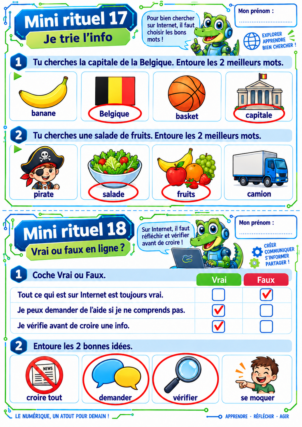 20 mini-rituels de numérique P3 / CE2 – Exercices courts et ludiques – Image 20