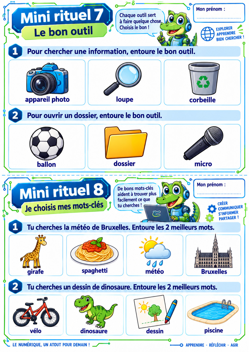 20 mini-rituels de numérique P3 / CE2 – Exercices courts et ludiques – Image 5